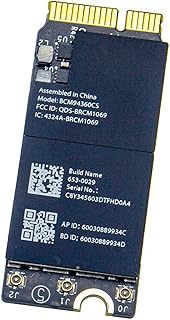 willhom Airport Wireless Network Card WiFi and Bluetooth 4.0 BCM94360CS BCM94360CSAX Replacement for