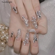 [TurnBright] Dazzling Popping Butterfly Press On Nails Removable Fake Nails [MY]