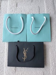 Tiffany & Co. and YSL Gift Bags