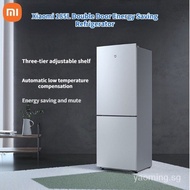 Xiaomi Mijia Two-Door Refrigerator 185L Energy-Saving Mute Freezer Refrigerated Small Household Rental 小米米家双门冰箱185L节能静音冰箱冷藏小户型租赁