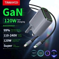 Tranyoo fast charger 120watt ONE SET ( CABLE + ADAPTER )