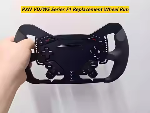 Universal F1 Style Steering Wheel Rim - Compatible with PXN WAS/VD4/VD6/VD10 Bases