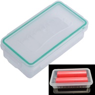 2Pcs Waterproof Powerbank 18650 Case Box Hard Wear-resistant Plastic Case 18650 Battery Holder Power