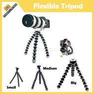 Portable Flexible Tripod For Digital Camera / Mobile Phone