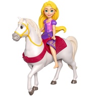 Mattel HLW84 Disney Princess Rapunzel/Maximus (Mini Doll), Dress Up Doll Playset, 3 Years Old and Up