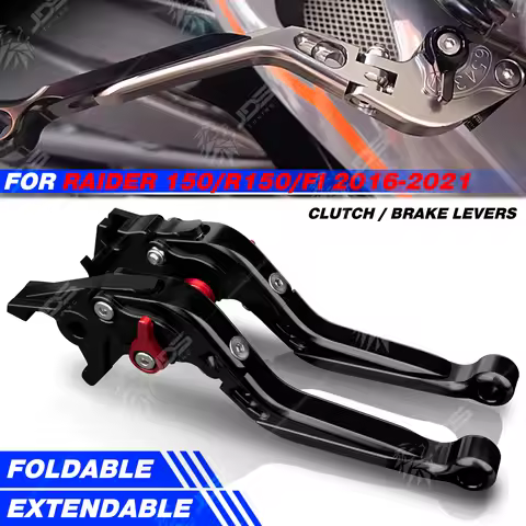 JDSTUNING For Suzuki RAIDER 150/R150/FI 2016-2021 Clutch Lever Brake Lever Set Foldable Adjustable H
