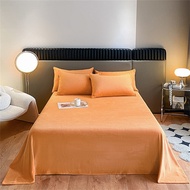 【Super low price】Luxury Crystal Velvet 1 pc Flat Sheet Autumn Winter Warm Bed Sheet Solid Color Top