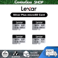 Lexar Micro SD Card Professional Silver Plus microSDXC UHS-I V30 (205MB/s) 128GB/256GB/1TB for DJI C