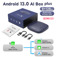 Carlinkit TBOX-LED Carplay Ai Box Wireless CarPlay Android Auto Adapter Android 13.0 Youtube Netflix