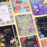 MEIGUII 2026 Planner, Agenda Weekly and Monthly Calendar 2026, Monthly Tabs A5 Jan.2026 - Dec.2026 C