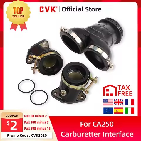CVK 1Set Carburetor Install Adapter Interface Carburetter Manifold Intake Pipe Connector Glue For Ho