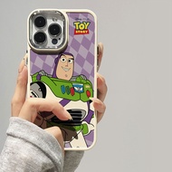 Casing for iPhone 11 12 13 14 Pro MAX 7 8 Plus X XR XS MAX 7 Plus Buzz Lightyear Toy Story Metal Photo Frame Brand New Case