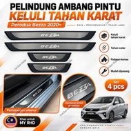 Perodua Bezza 2020+ Stainless Steel Door Sill Protector Scratch Protection Car Upgrade Bezza Accesor