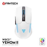 เมาส์ไร้สาย FANTECH WGC2 Plus VENOM II Wireless 2.4Ghz Pro เมาส์ Gaming Mouse เมาส์เกมมิ่ง เมาส์เล่น