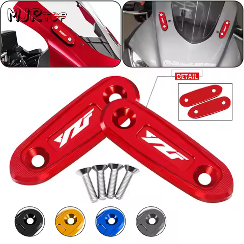 Motorcycle Rear Mirror Protection Cover For YZFR3 2019-2025 YZFR15 V3 2018-2025 Windscreen Driven Mi