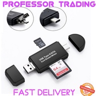 Card Reader USB 2.0 Multi-function Writer SD Card 64G Cellphone 3 in 1