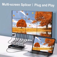 4K 3x3 Video Wall Controller DVI HDMI Video Wall Processor 1X2 1X4 1X3 2X1 2x3 3x2 4X2 Multi Screen 