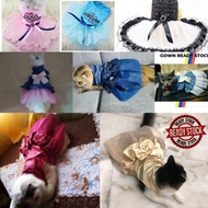 [Pet gown] Pet Dress Gown baju kucing betina haiwan raya kurung