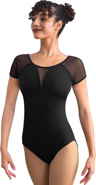 Molllan Dance Leotard For Women Camisole Ballet WearDouble Straps With Mesh BackChest Padded