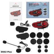 GEARELEC DK02 DK02 Plus DK02 Pro อินเตอร์คอม ชุดหูฟังบลูทูธไร้สาย 5.2 IPX7 ชุดหูฟังติดหมวกกันน็อค ไม
