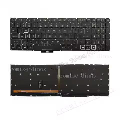 M US RGB Backlit Keyboard for Acer Predator Helios 300 PH315-53 PH317-54