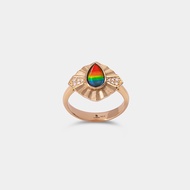 Amour Fleur 18K Gold Ring 050, Cincin 18K Gold 050