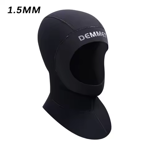 1.5mm Neoprene Diving Hood Wetsuit Hood Swim Cap Scuba Diving Mask Underwater Equipment Scuba hood S