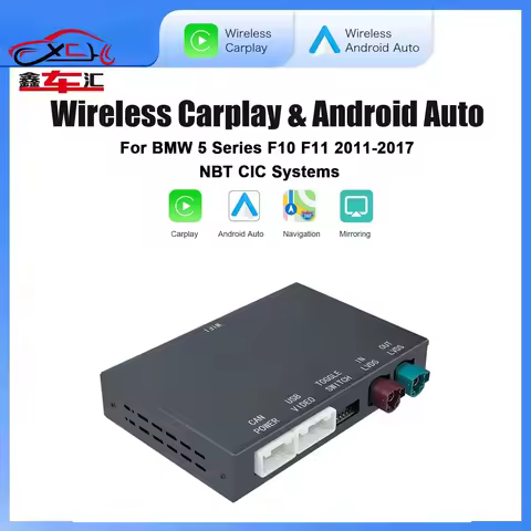 Wireless CarPlay Android AUTO For BMW NBT CIC System For BMW 5 Series F10 F11 2011-2017 NBT CIC Syst
