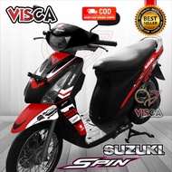Decal Spin 125 Full Body Stiker Spin 125 Full Body Stiker Motor Suzuki Spin 125 Full Body Decal Holo