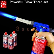 Flame Adjustable  Multi Purpose Butane Gas Blow Torch Fire Burner /Set