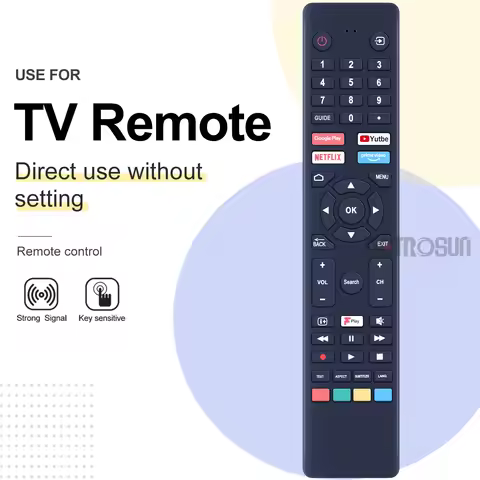 RM-C3250 TV Remote Control Replaced Fit For JVC Remoto Polaroid/JVC/Logik/Hitachi Smart 4k HDTV Andr