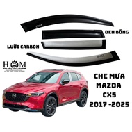 Mazda CX5 Rain Cover – Set of 4 | High Quality ABS Glossy Black and Sports Carbon Mesh