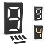 LED 太陽能發光門牌燈｜戶外防水數字牌｜雙色溫自動亮燈LED Solar House Number Light | Waterproof Address Sign | Dual Color