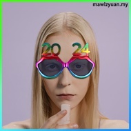 Glasses Funky Festival Plastic New Years Eve Frame mawlzyuan