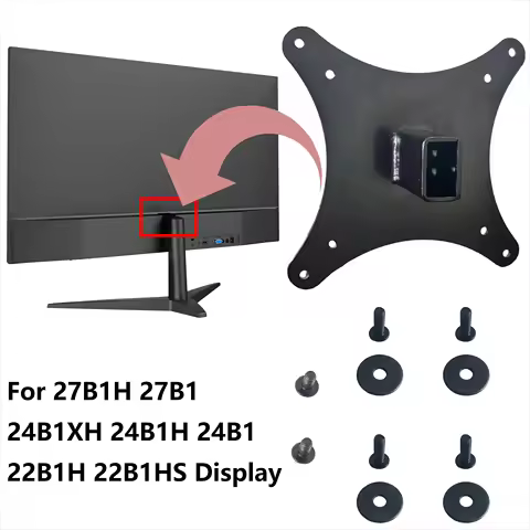 VESA Wall Mount Adapter for AOC 22B1H 22B1HS 24B1H 24B1XH 27B1H Monitor Bracket Mounts to Stand / Ar