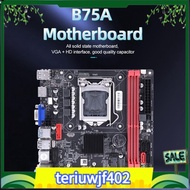 【●TI●】B75A Desktop Motherboard LGA1155 2XDDR3 Slots Up to 16G PCI-E16X SATA3.0 USB3.0 100M Ethernet B75A Motherboard Easy to Use
