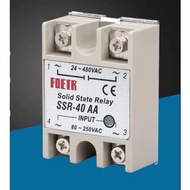 Solid state relay โซลิดสเตรีเลย์โมดูล SSR 10DD - SSR 100DDSSR 40DD 40A DC control DC relais 3-32VDC 