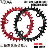 Mountain Bike Bicycle 96BCD Positive Negative Chainring 30T/32T/34T/36T/38T/M8000 Disc