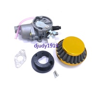49cc Mini Moto Quad Air Cooled Engine Carb Carburetor Air Filter Gasket Manifold