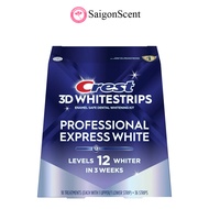 CREST PROFESSIONAL WHITE Levels 12 Teeth Whitening Strips SET (18 pieces)