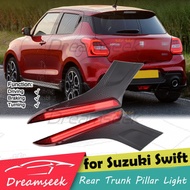 For Suzuki Swift A2L 2017 2018 2019 2020 2021 2022 2023 Brake Lamp Rear LED Trunk Pillar Tail Light With Turn Signal