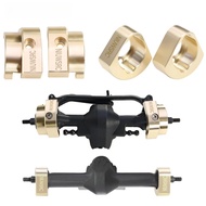 Brass Front Rear Axle Weights Counterweight Steering Knuckles for 1/30 AXIAL SCX30 Ford Bronco JEEP 