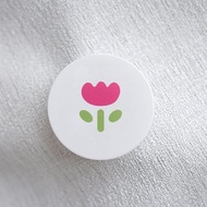 買二贈一 可來圖定製 黑白兩色可選 小花圖案手機氣囊支架