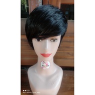 Short Wig for men, black Sempong Wig for men