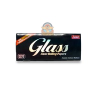 Glass Transparent Rolling Paper King Size. Kertas Linting Impor Unik