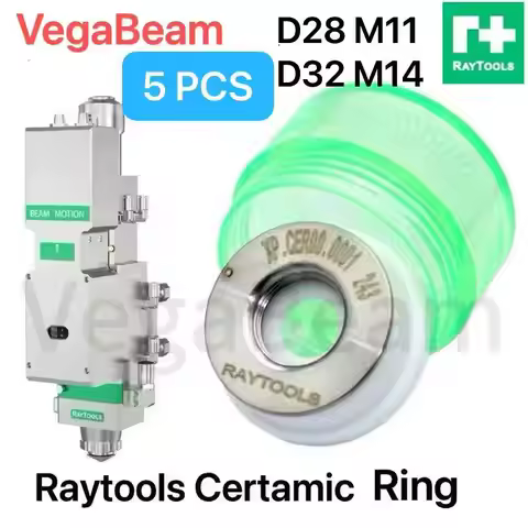 5 PCS Raytools Ceramic Ring D28 M11&D32 M14 Laser Nozzle Ceramic Holder For Raytools BM109 BM111 BT2