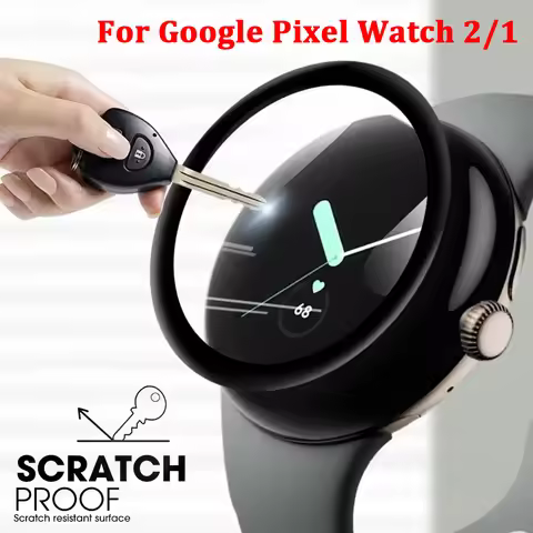 5-1Pcs Screen Protector For Google Pixel Watch 2 Curved Screen Anti-scratch For Pixel Watch 1 Smart 