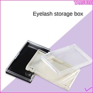 TARSUR False Lashes Show Box, Plastic  Eyelash Storage Box, Square Shape Storage Box