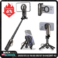 [ShopBacktoSchool]BARU - MAGIC JOHN 4-in-1 Tongkat Selfie Magnetik Pelbagai Fungsi – 360 °   Boleh d