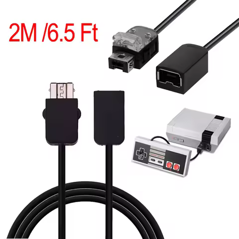 Controller Extension Cable 3 Meter Electronic Wire for Wii/ Mini NES Classic Controller Edition Hand